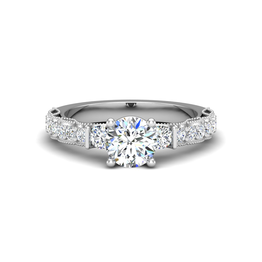 Heidi Accented Engagement Ring